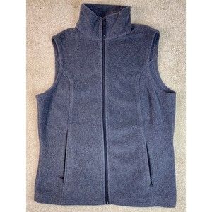 Vintage Columbia Full Zip Fleece Vest Jacket Women's Grey Gorpcore Size Small